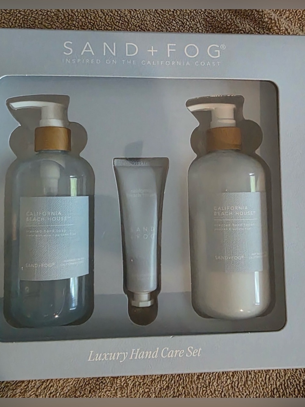 NWT Sand + Fog California Beach House Luxury Hand Care Set